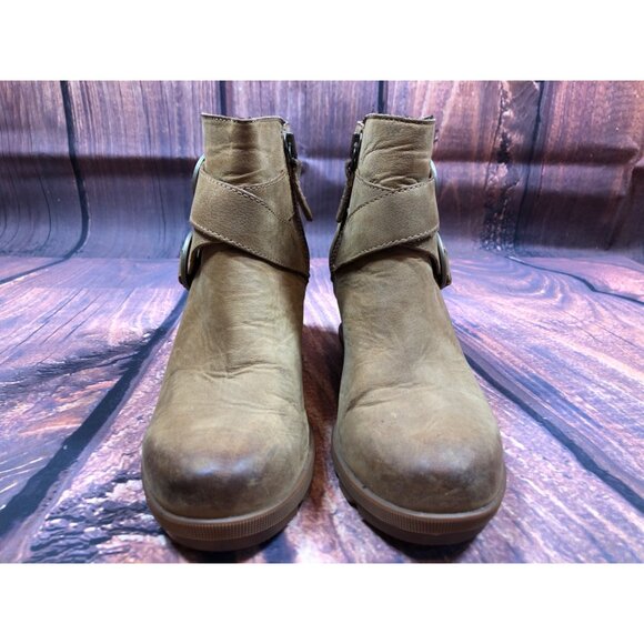 Sorel Joan Of Arctic Wedge II Waterproof Buckle Boots Booties Womens 6.5 (b8k) - Picture 8 of 10